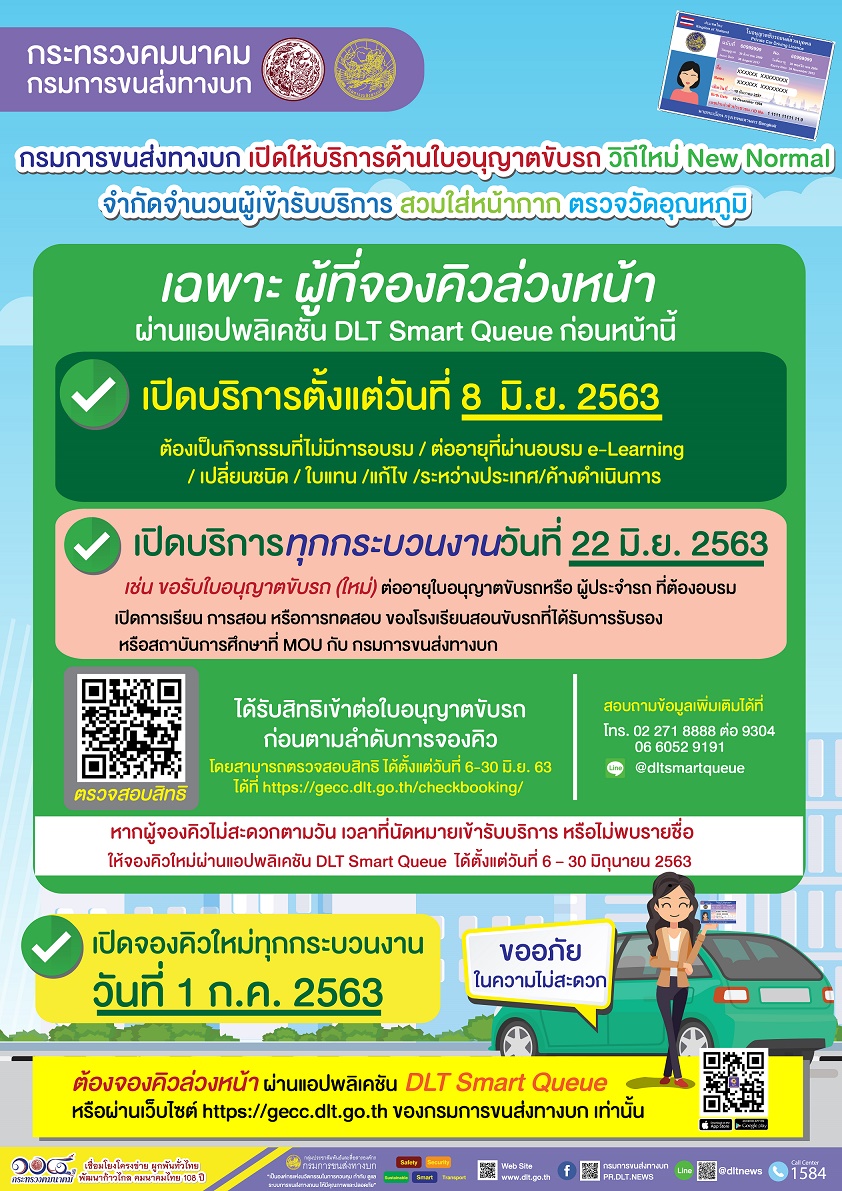 เปิดทำใบขับขี่ เปิดทำใบขับขี่แล้ว